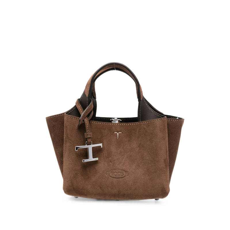 Tod's Micro Logo-detail Suede Mini Bag