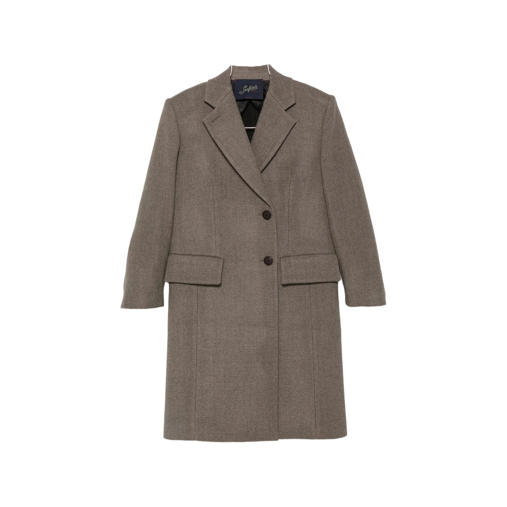Seafarer Double-breasted Belted Coat