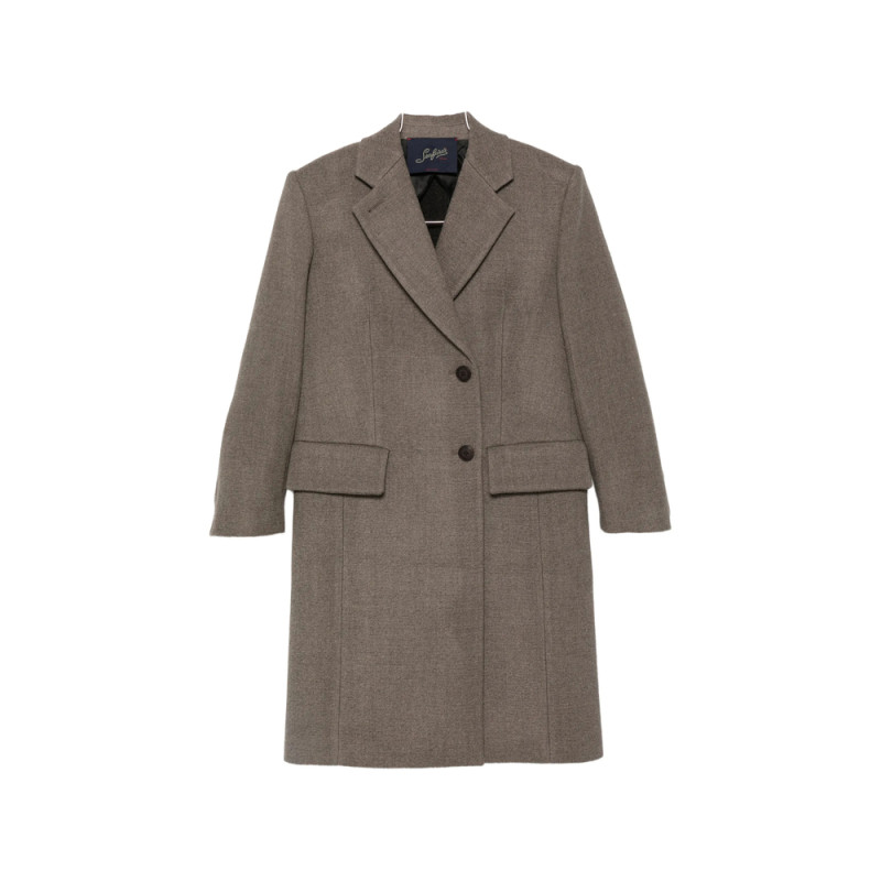 Seafarer Double-breasted Belted Coat