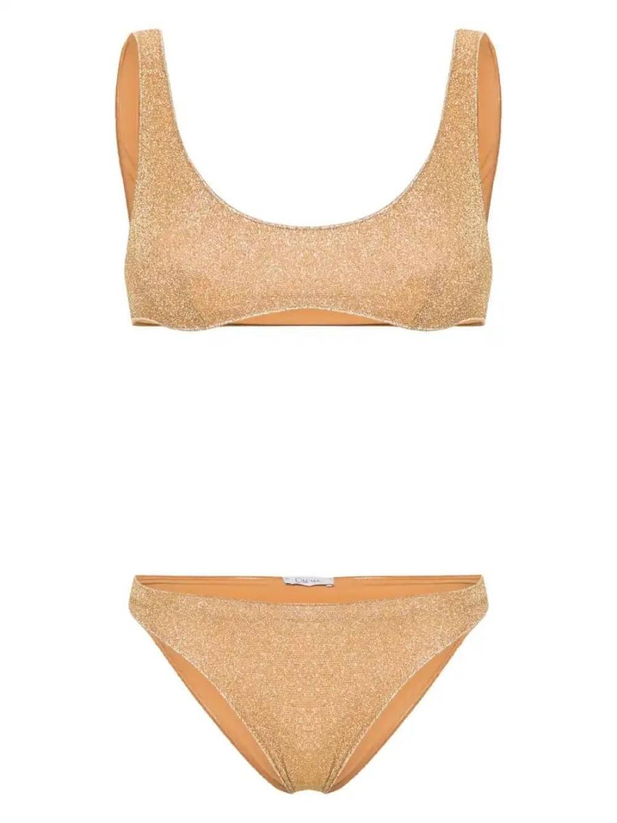 Lumière Sporty lurex bikini