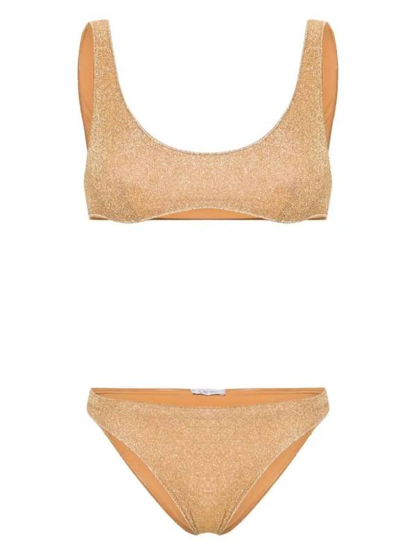 Lumière Sporty lurex bikini