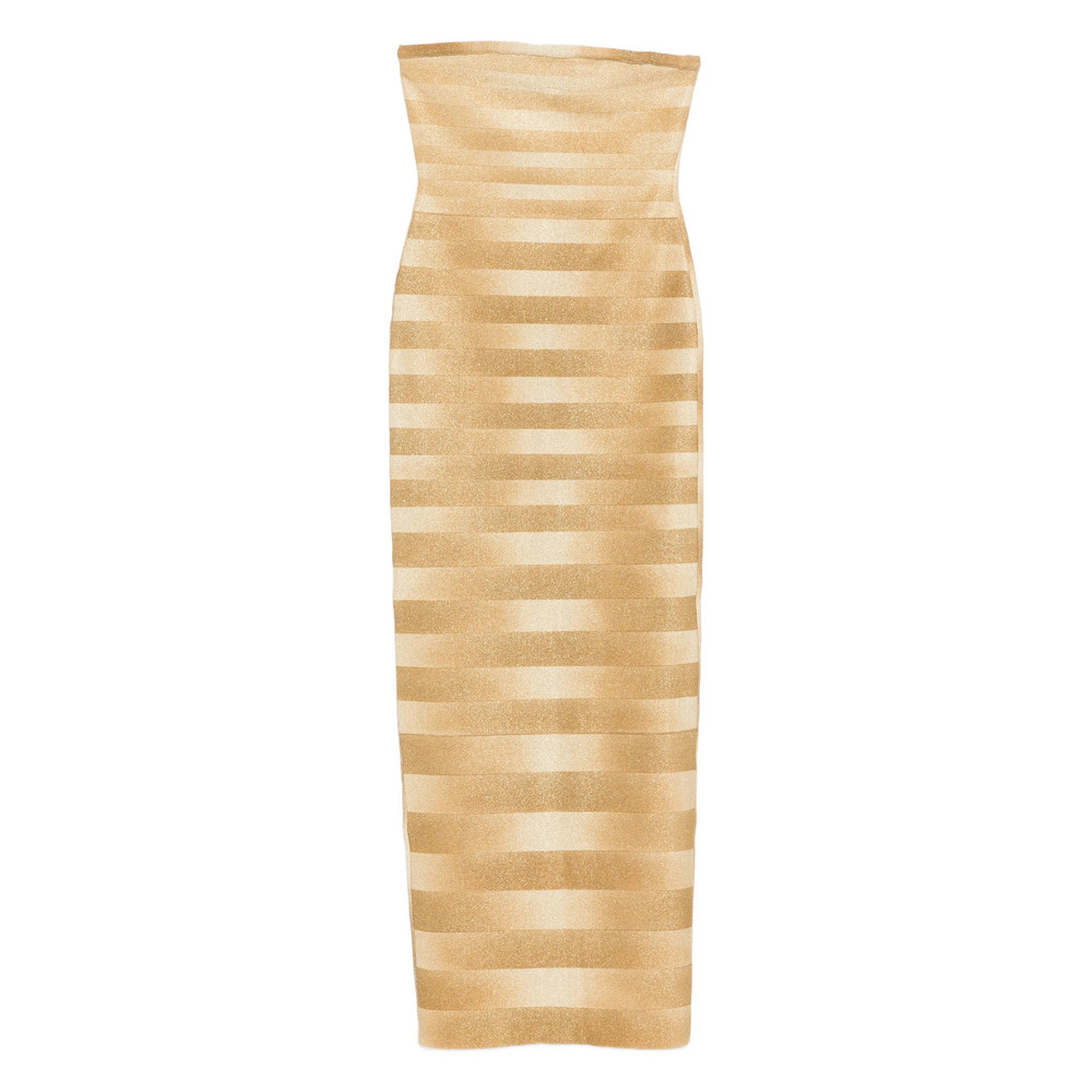 Herve Leger Nia Strapless Maxi Dress