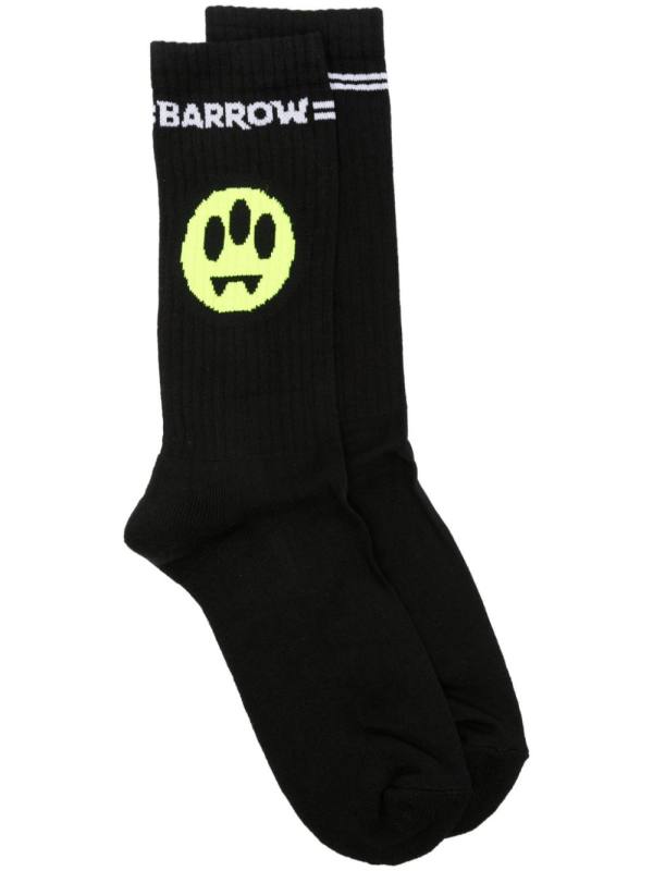 logo-jacquard socks