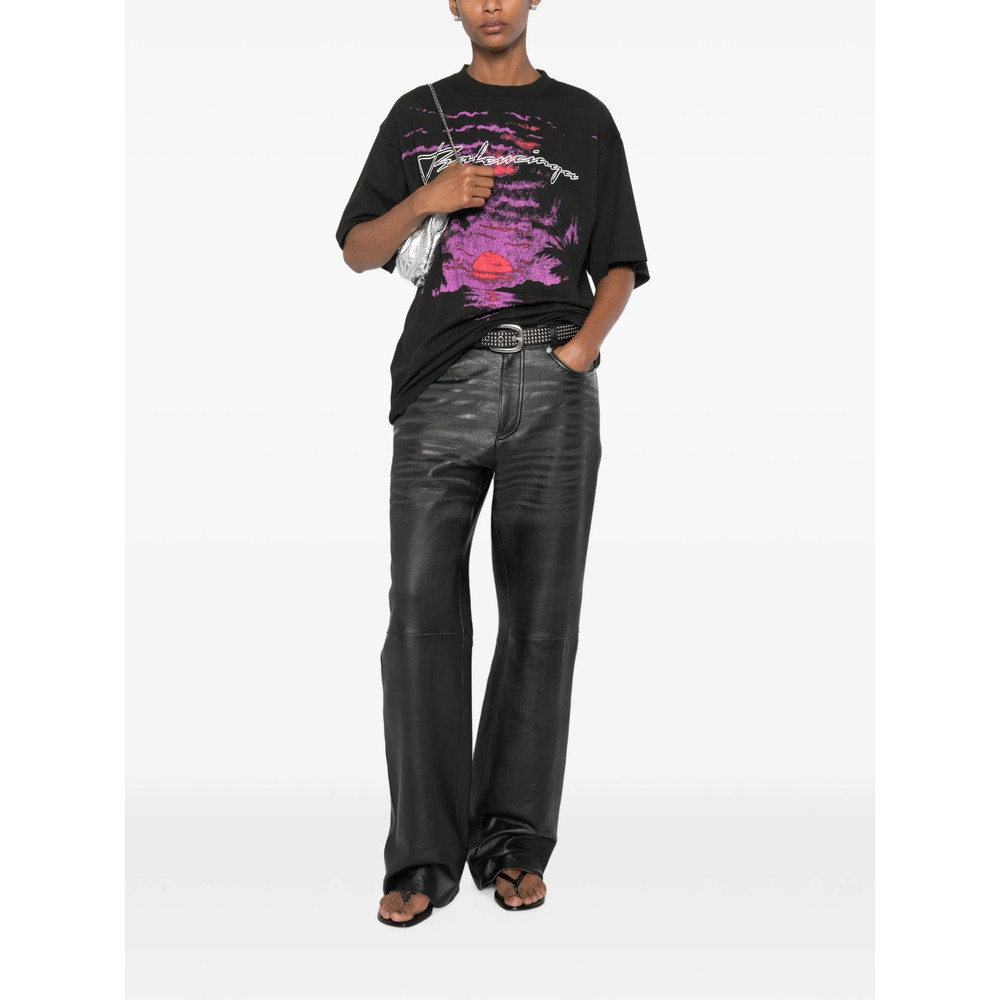 Balenciaga Graphic-print Distressed T-shirt