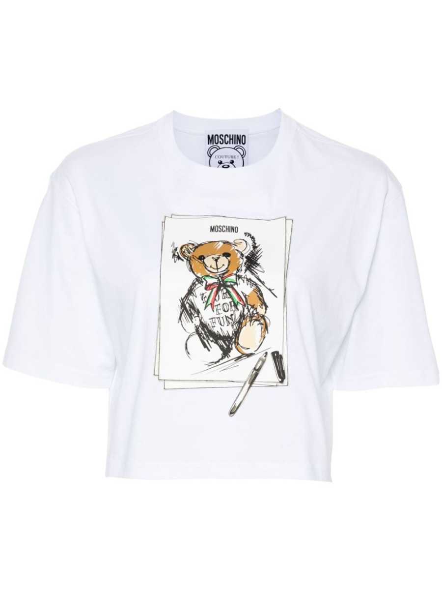 Teddy Bear cotton crop top