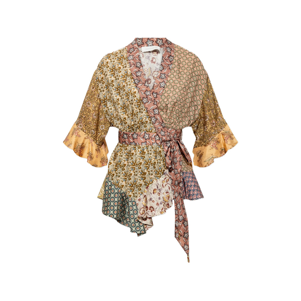 Zimmermann Fairlight Scarf Wrap Top