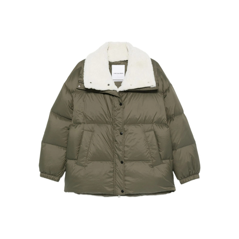Yves Salomon Fleece-collar Jacket