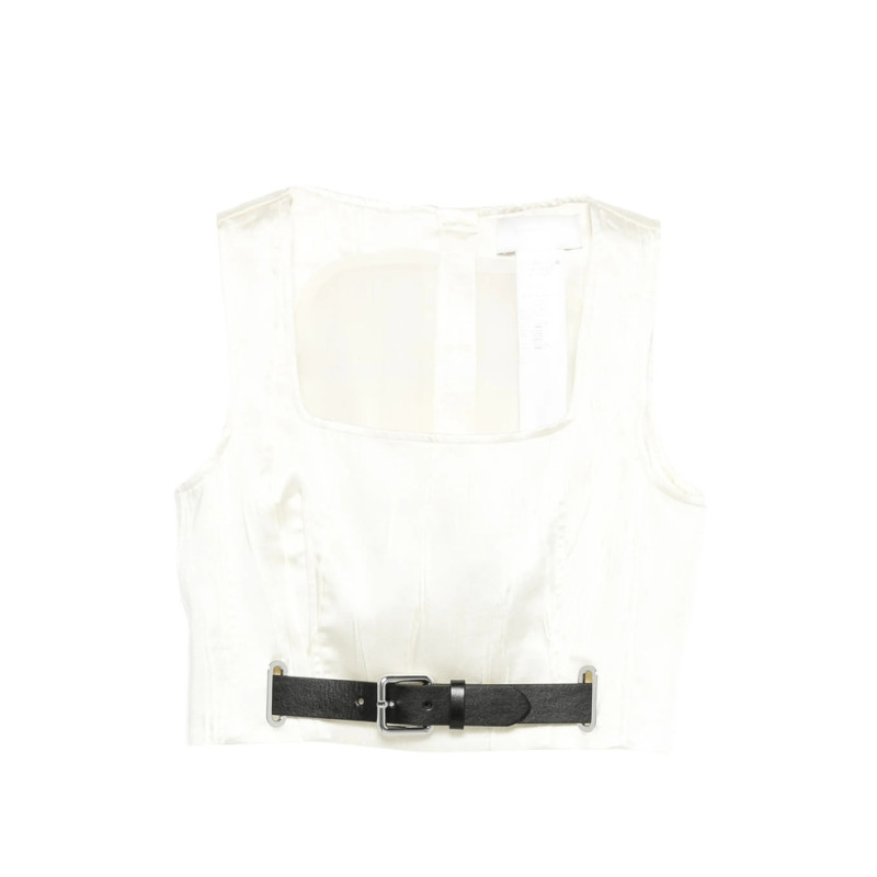 Sportmax Belt Square-neck Top