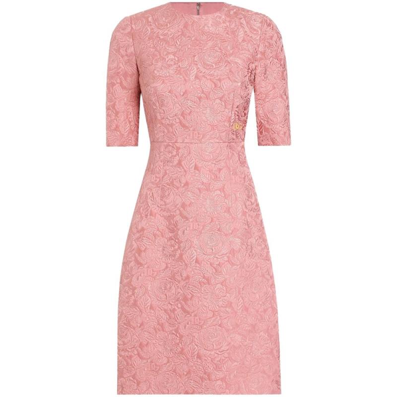 Dolce & Gabbana Floral-jacquard Midi Dress