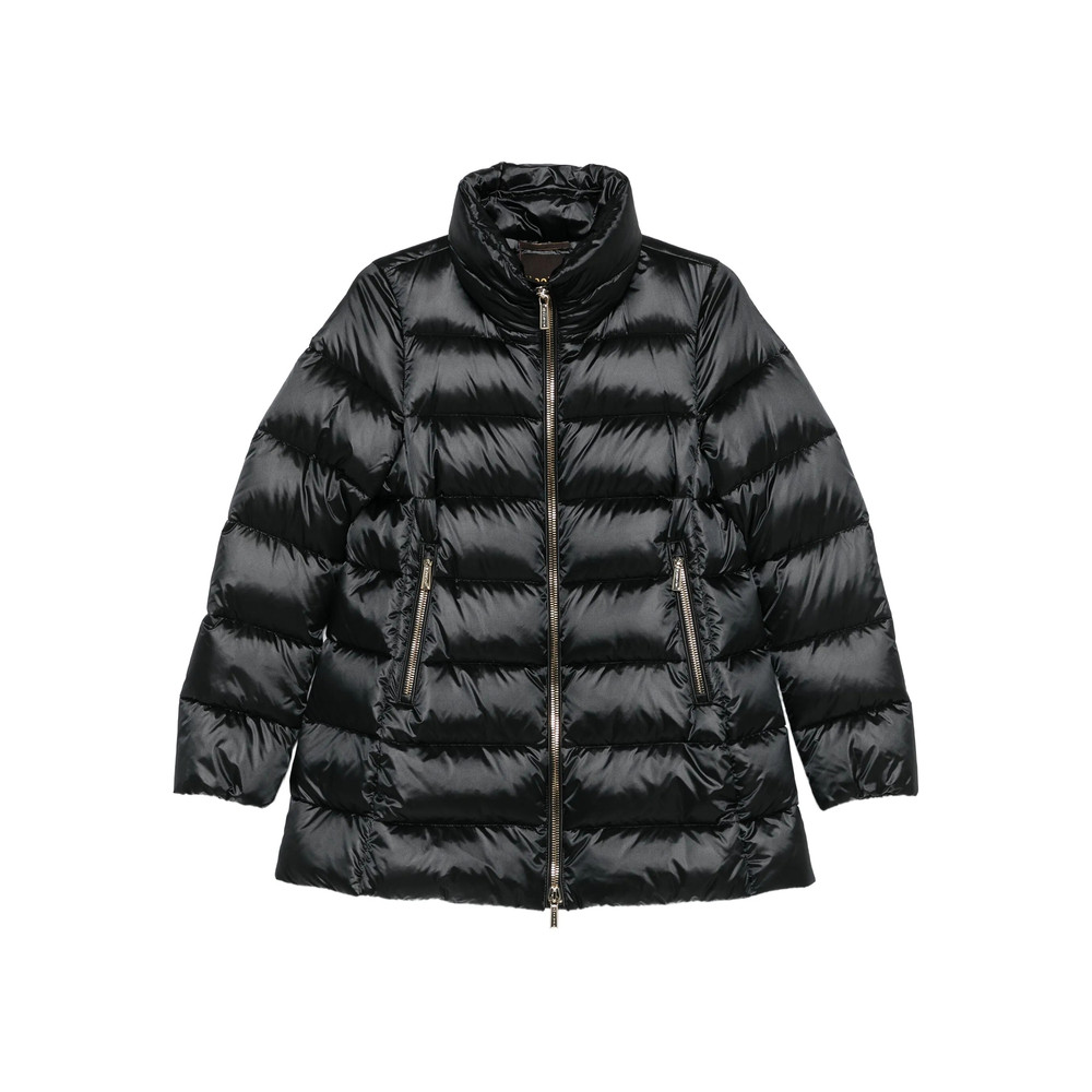 Moorer Quilted Zip-front Coat