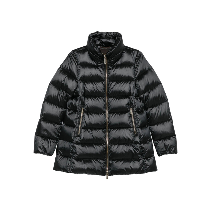 Moorer Quilted Zip-front Coat