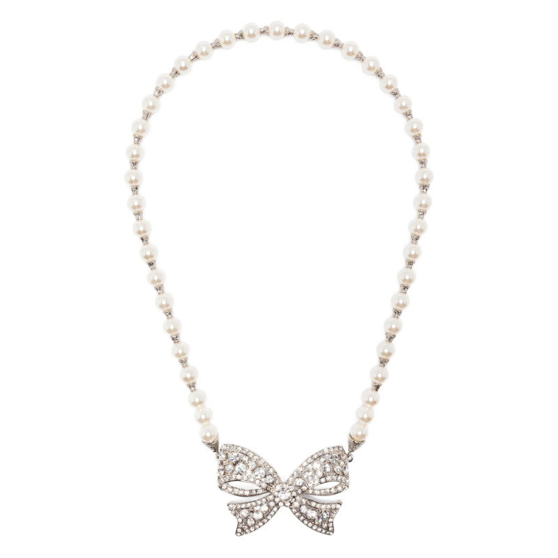 Alessandra Rich Bow-pendant Necklace