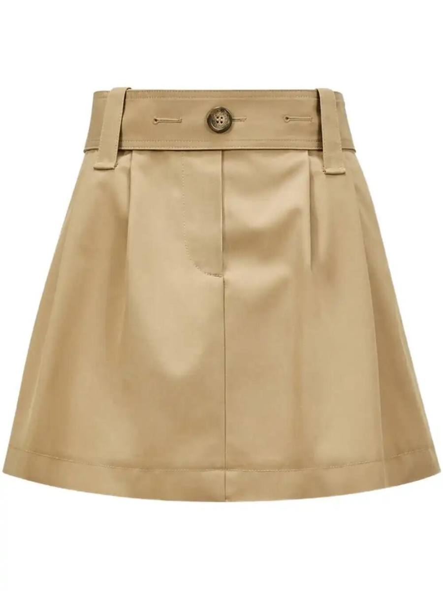 mini gabardine skirt