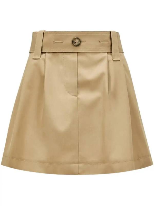 mini gabardine skirt