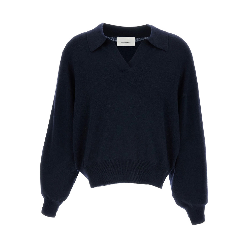 Lisa Yang Ribbed Polo Wool Sweater
