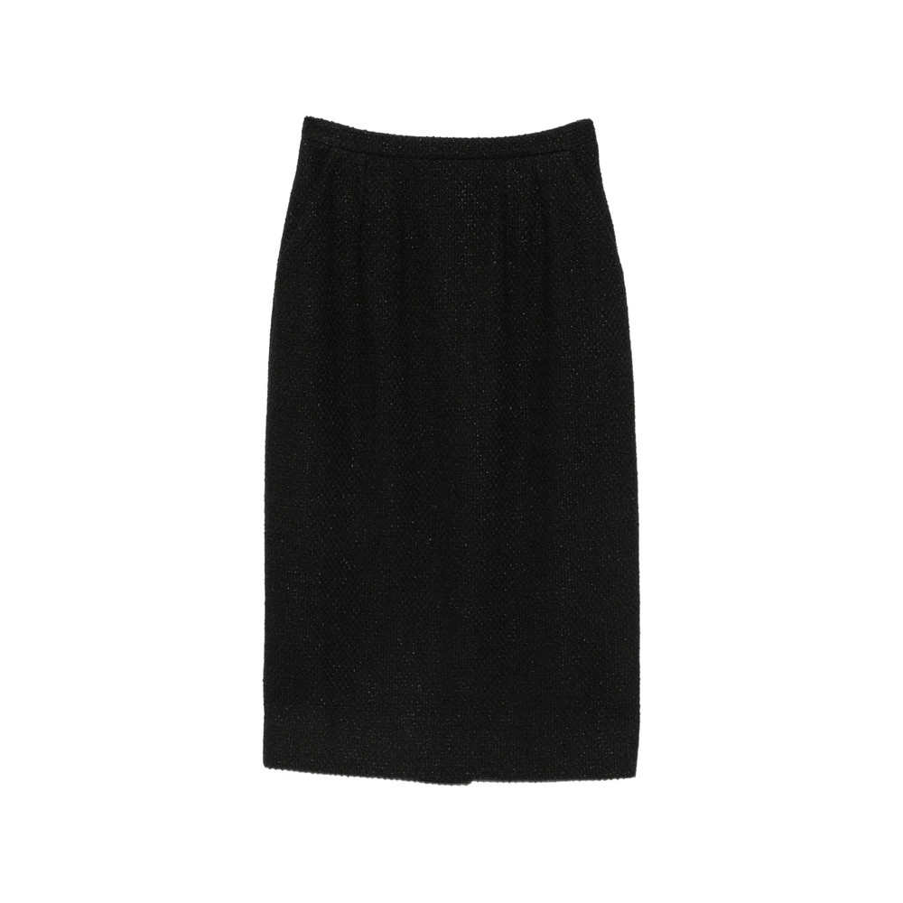 Dolce & Gabbana Bouclé-knit Pencil Midi Skirt