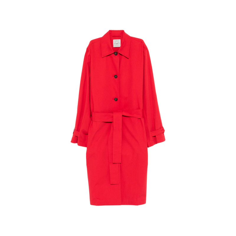 Toteme Belted Button-fastening Coat