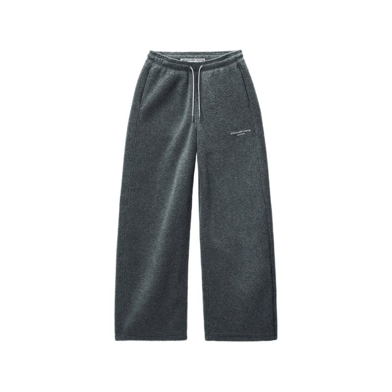 Alexander Wang Mid-rise Track Pant W/ Rhinestone Drawcord