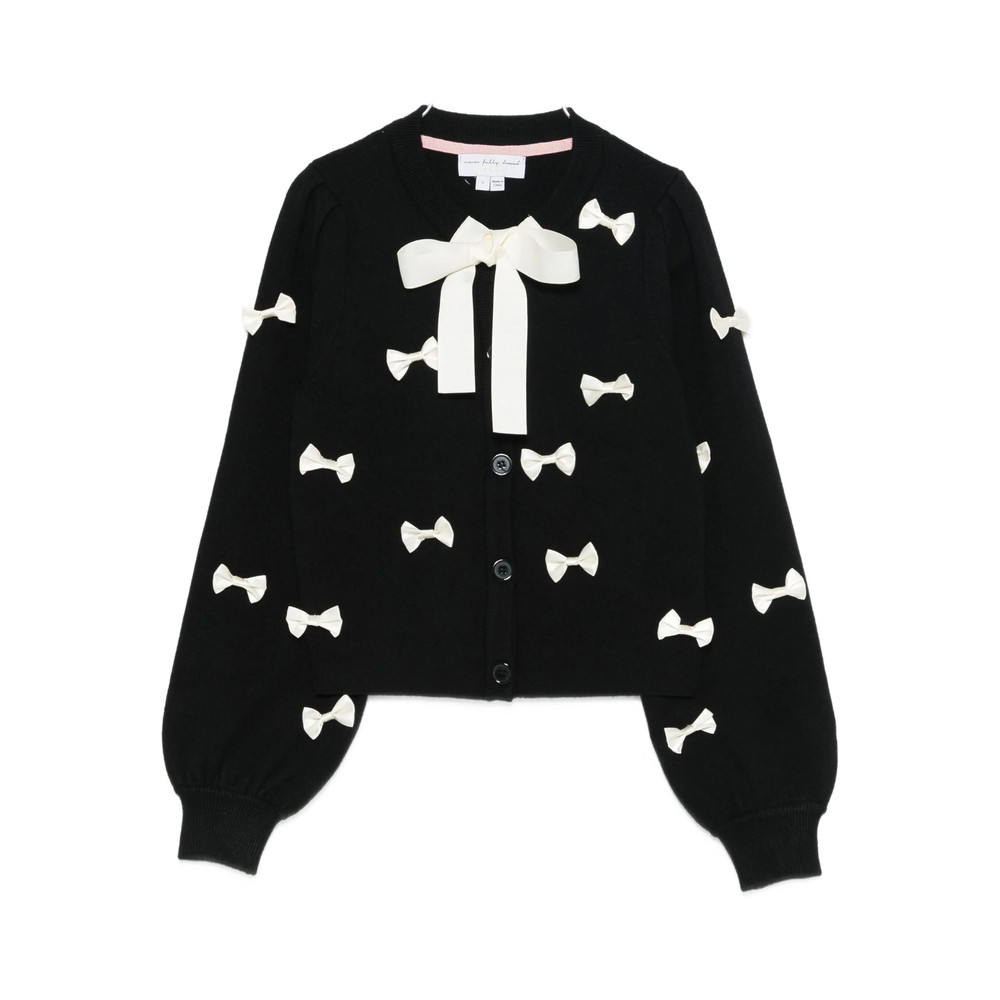 Never Fully Dressed Sophie Bow-embellished Cardigan