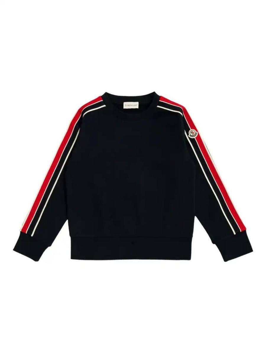 tricolour-trimmed sweatshirt