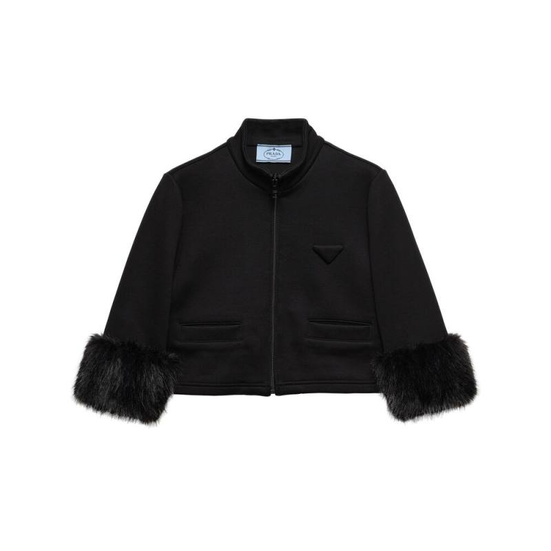 Prada Cropped Sweatshirt
