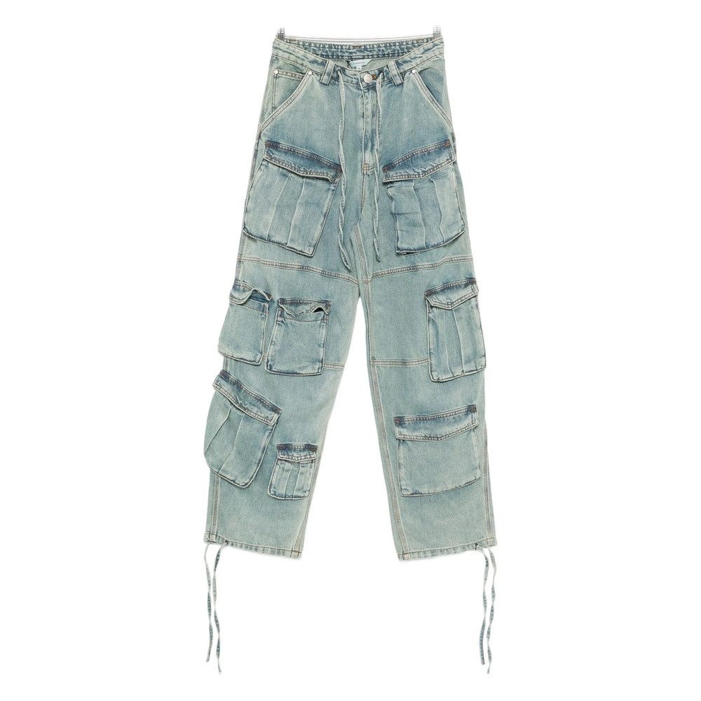 Markgong Drawstring Jeans
