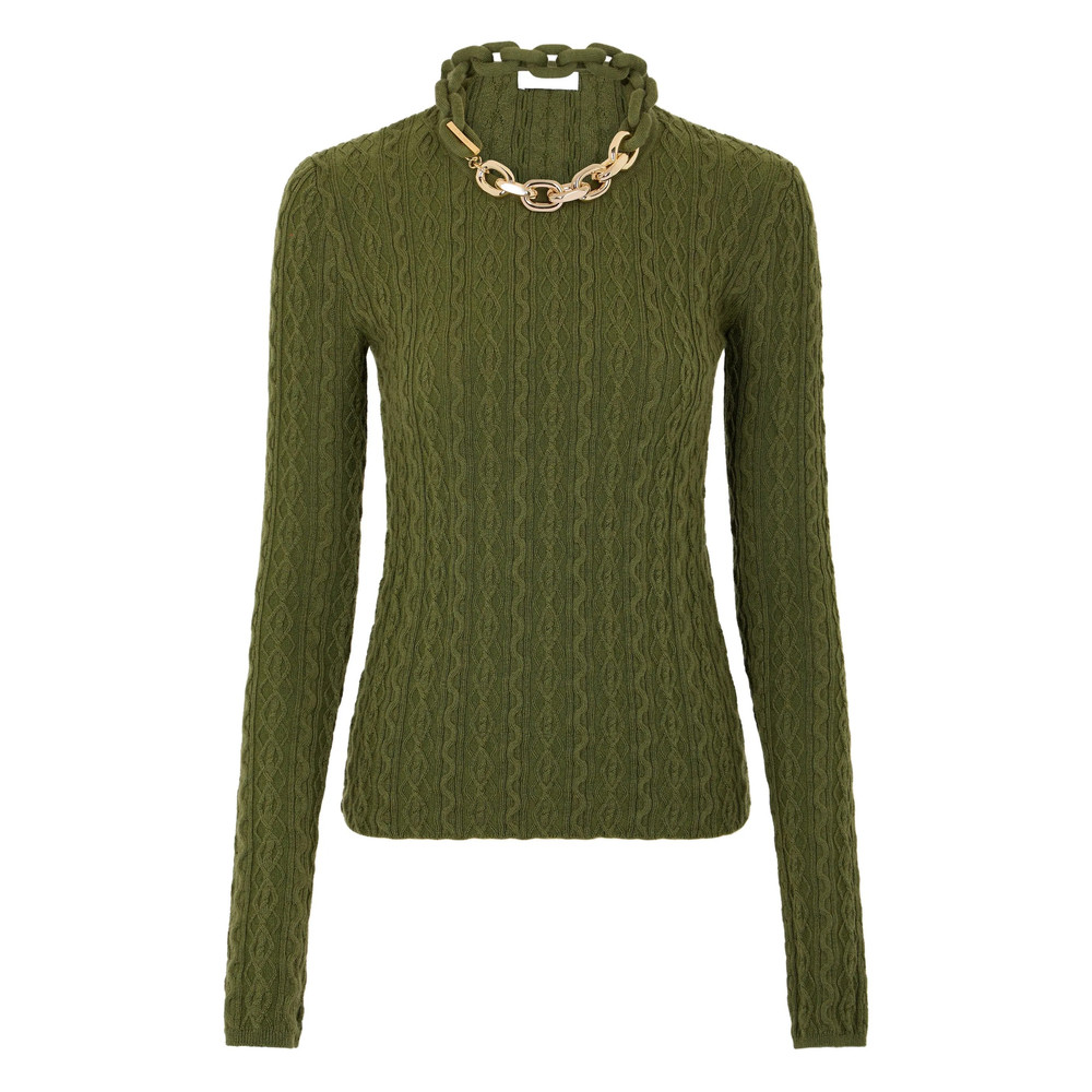 Rabanne Cable-knit Top