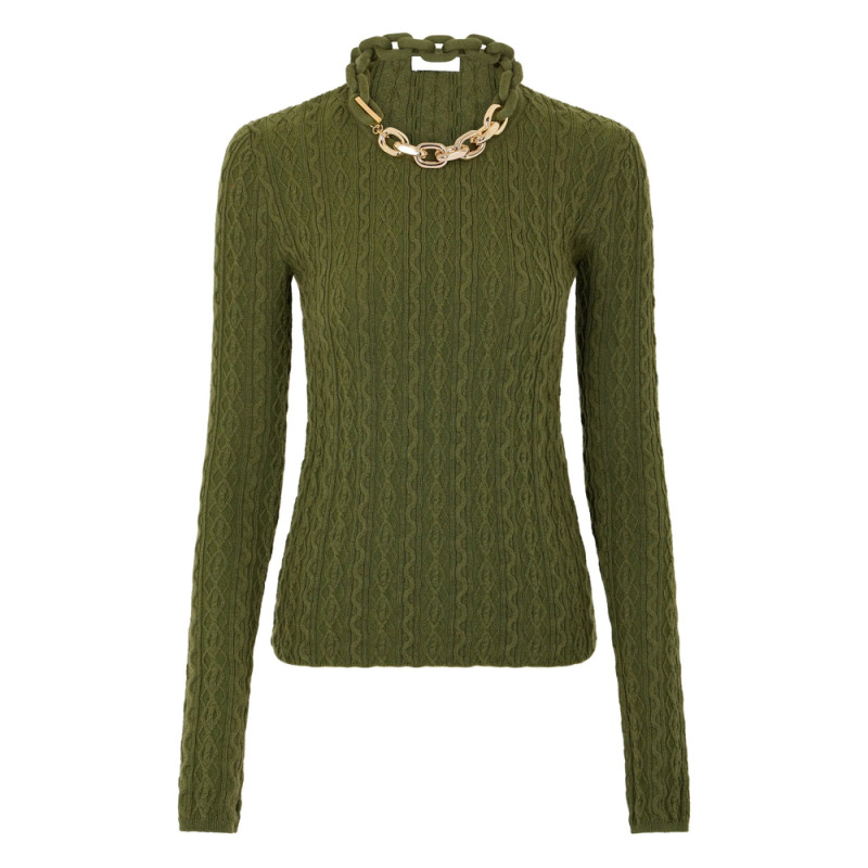 Rabanne Cable-knit Top