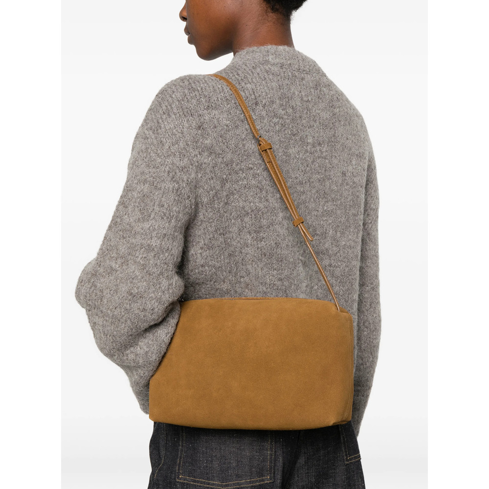 Low Classic Suede Shoulder Bag