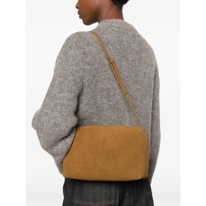 Low Classic Suede Shoulder Bag