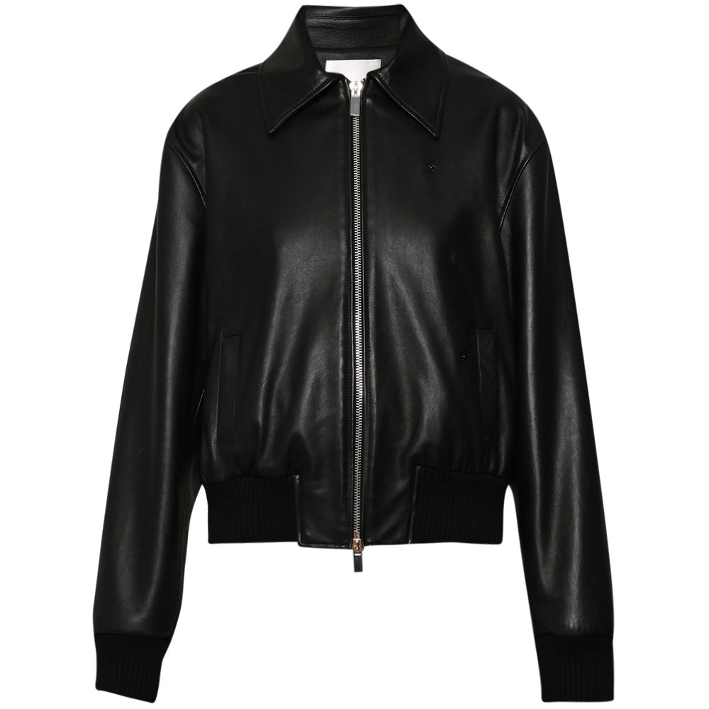 Christopher Esber Leather Bomber Jacket