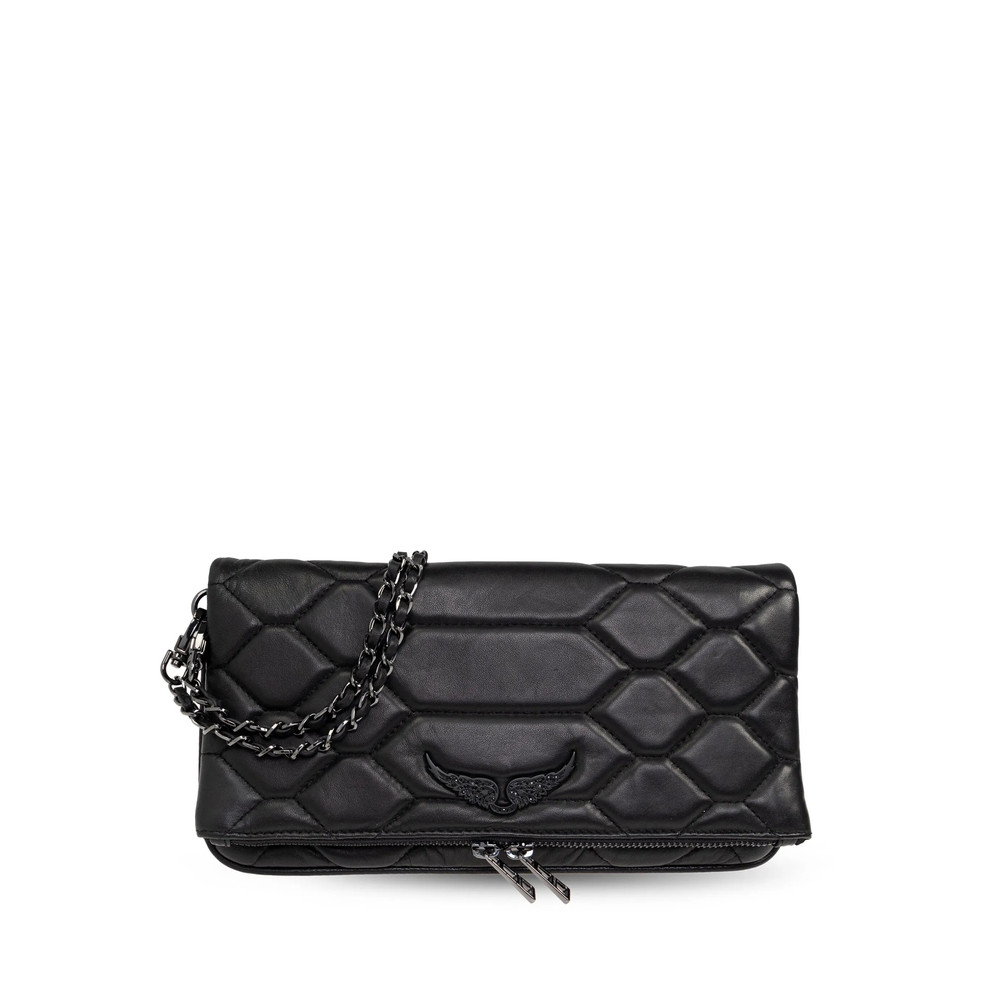 Zadig & Voltaire Rock Mat Scale Clutch Bag