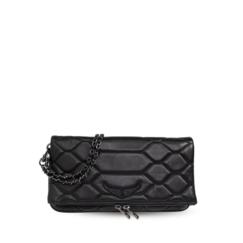 Zadig & Voltaire Rock Mat Scale Clutch Bag