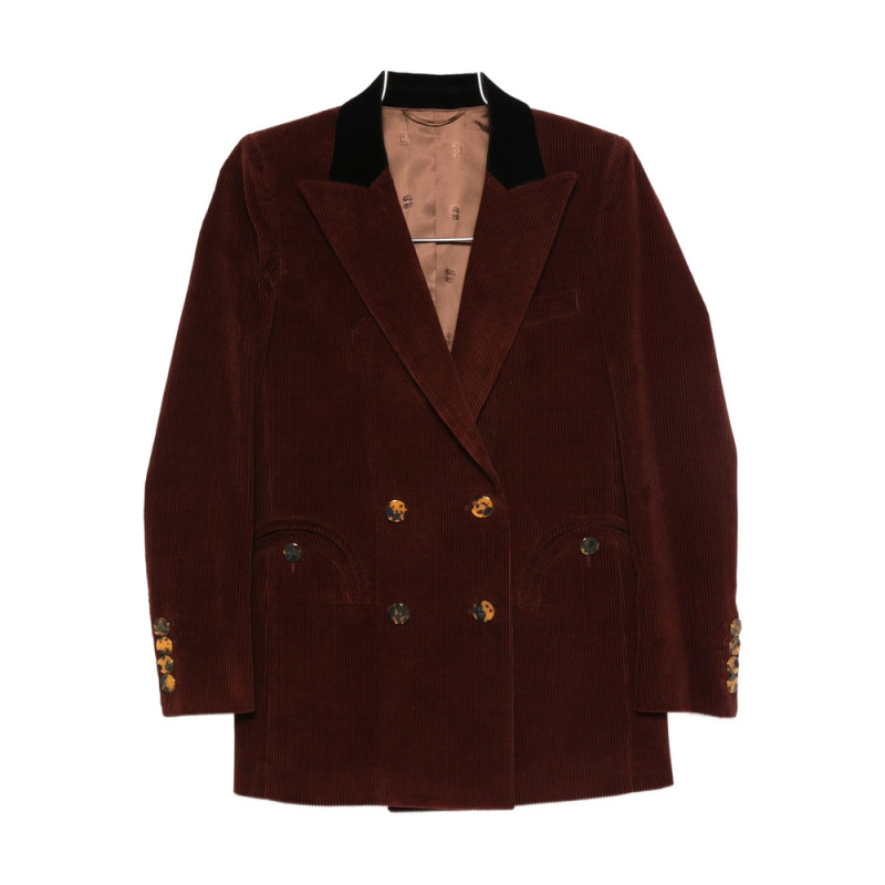 Blazé Milano Corduroy Double-breasted Jacket