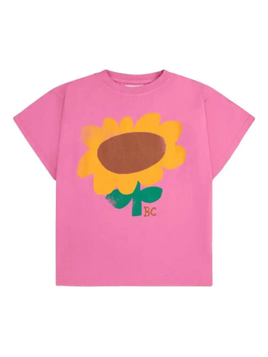 sunflower-motif t-shirt