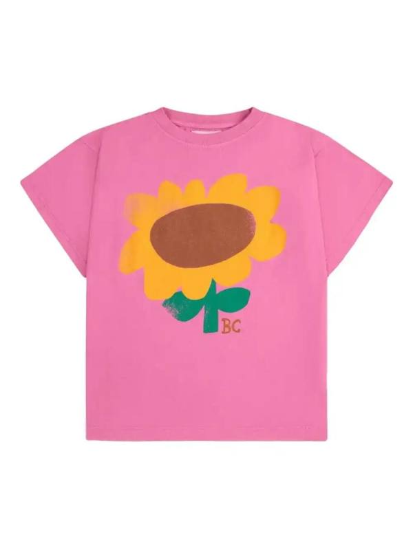 sunflower-motif t-shirt