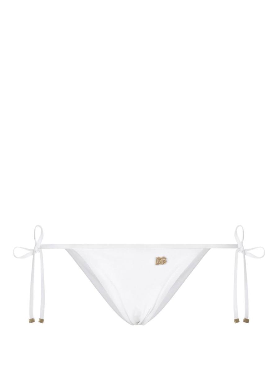 logo-plaque side-tie bikini bottom