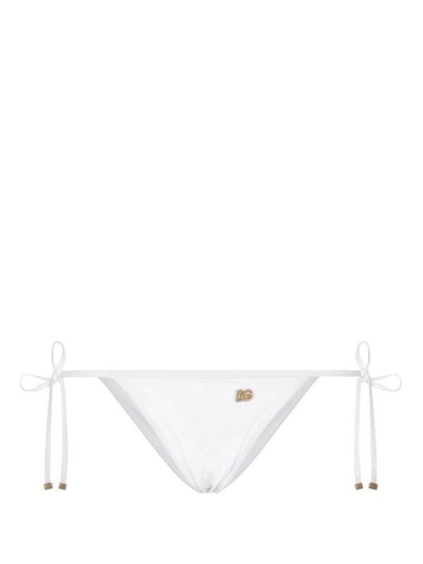 logo-plaque side-tie bikini bottom