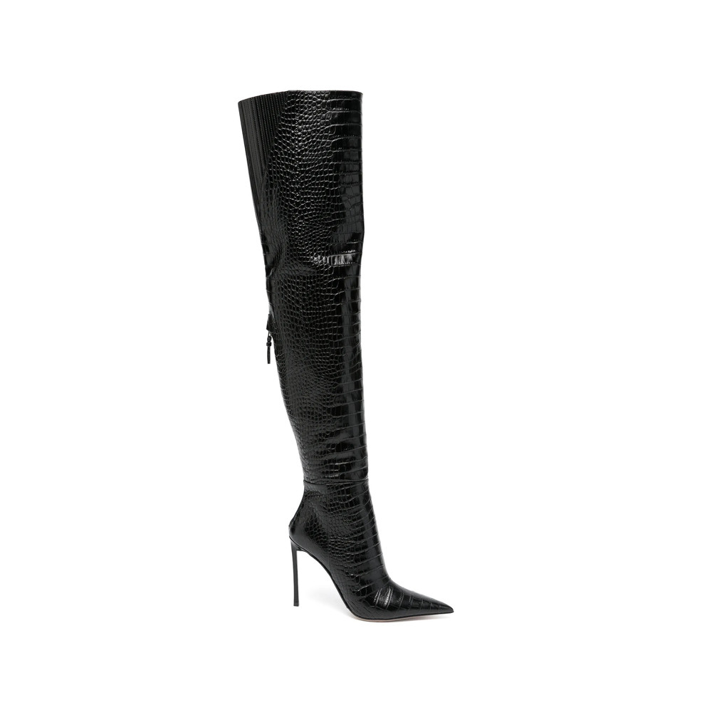 Tom Ford Croc-effect Over-the-knee Boots