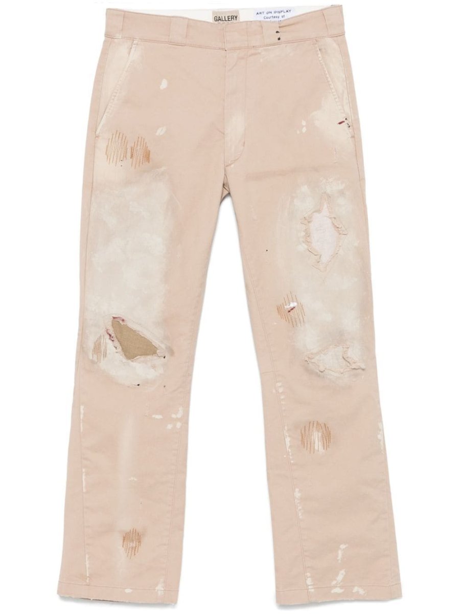 distressed trousers