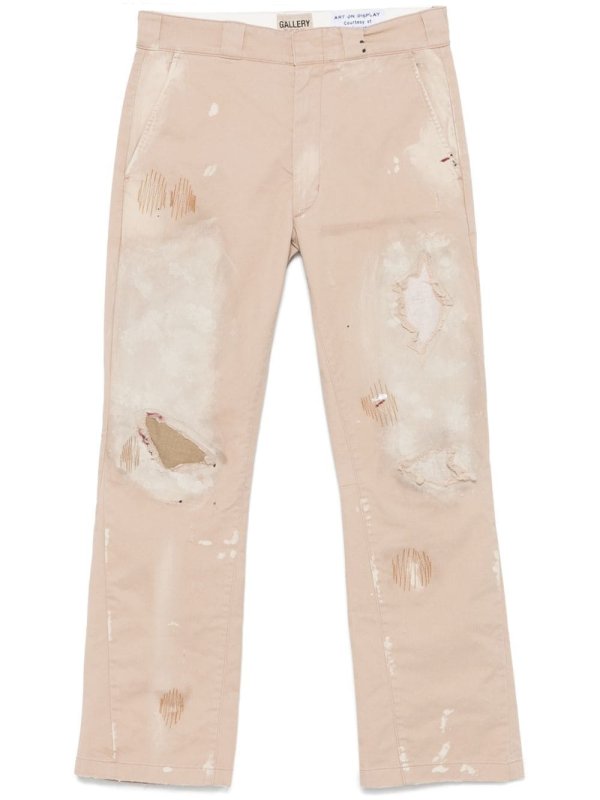 distressed trousers
