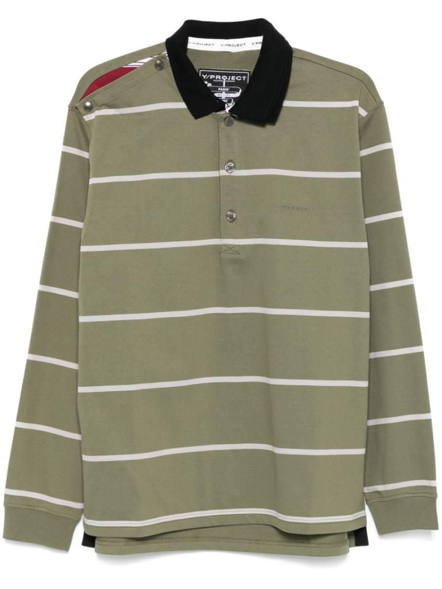 double-collar polo shirt