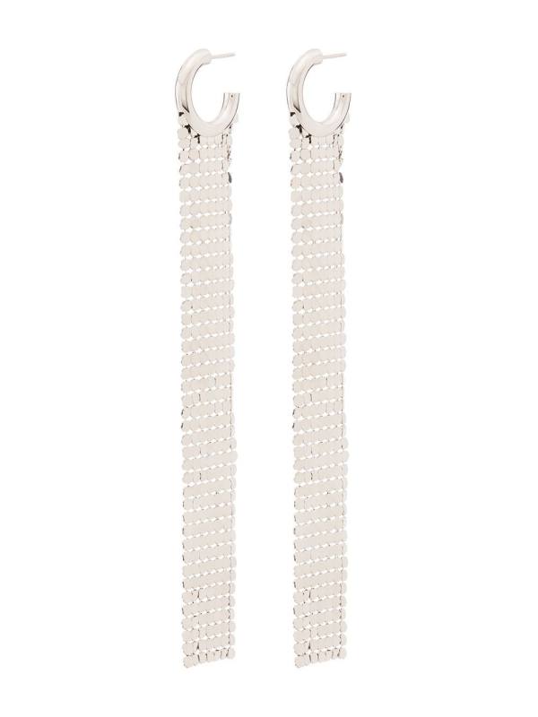 Pixel chainmail earrings