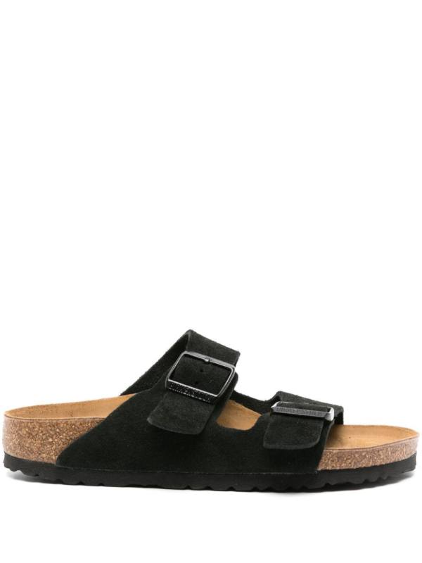 Arizona suede slides