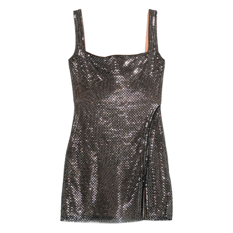 Self-portrait Rhinestone-embellished Mini Dress