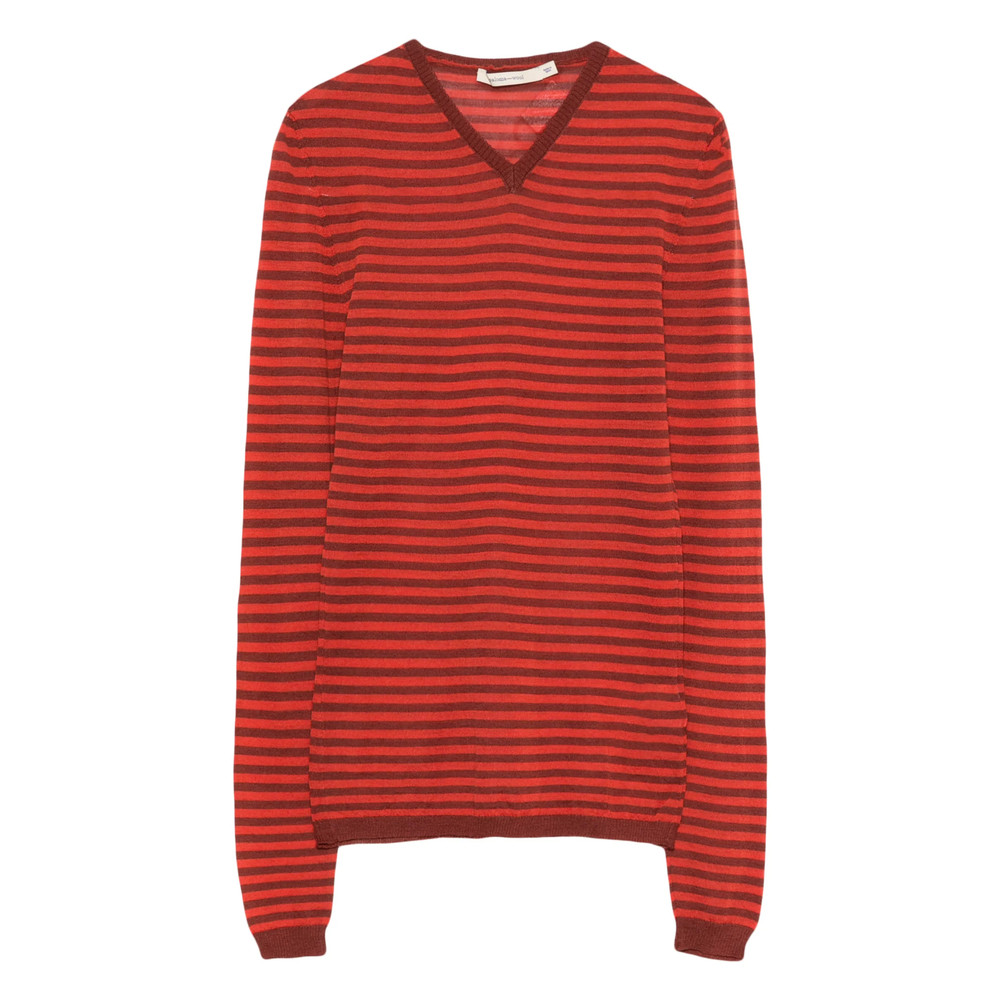 Paloma Wool Striped V-neck Top