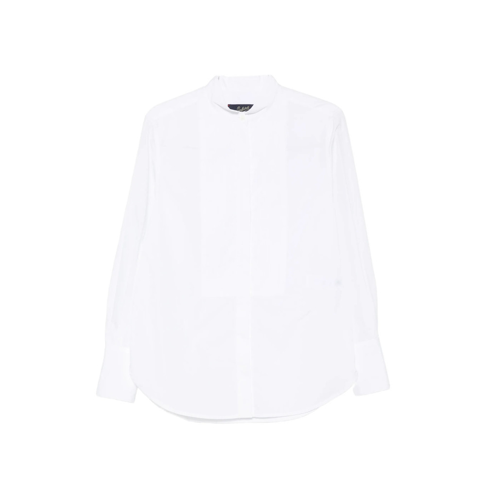 Seafarer Bib-front Band-collar Shirt