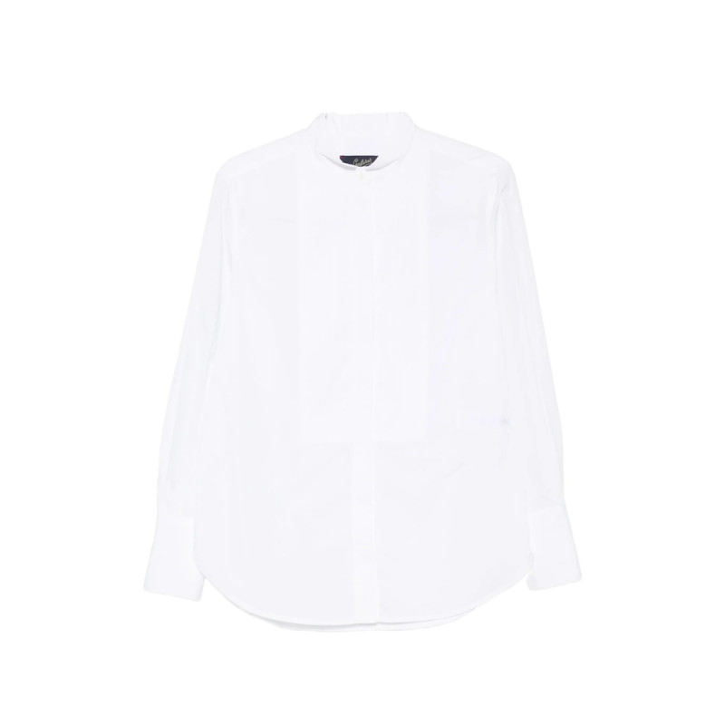 Seafarer Bib-front Band-collar Shirt