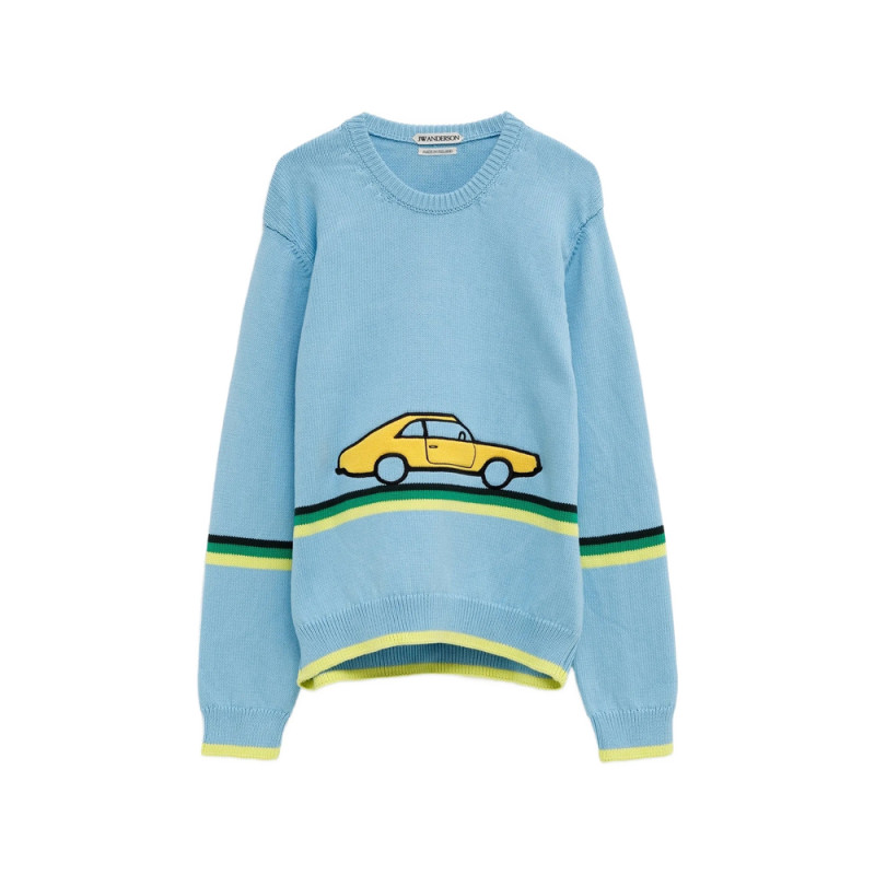 Jw Anderson Car-motif Sweater