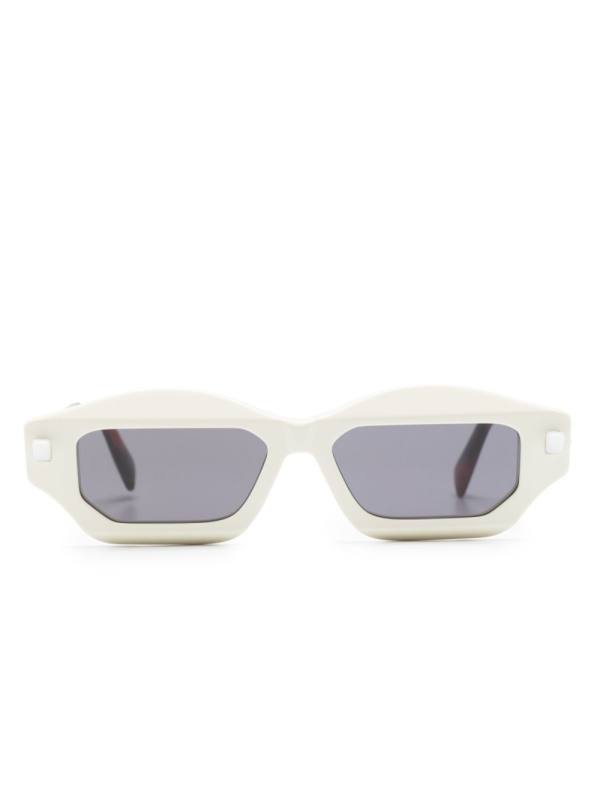 angular slim-frame sunglasses